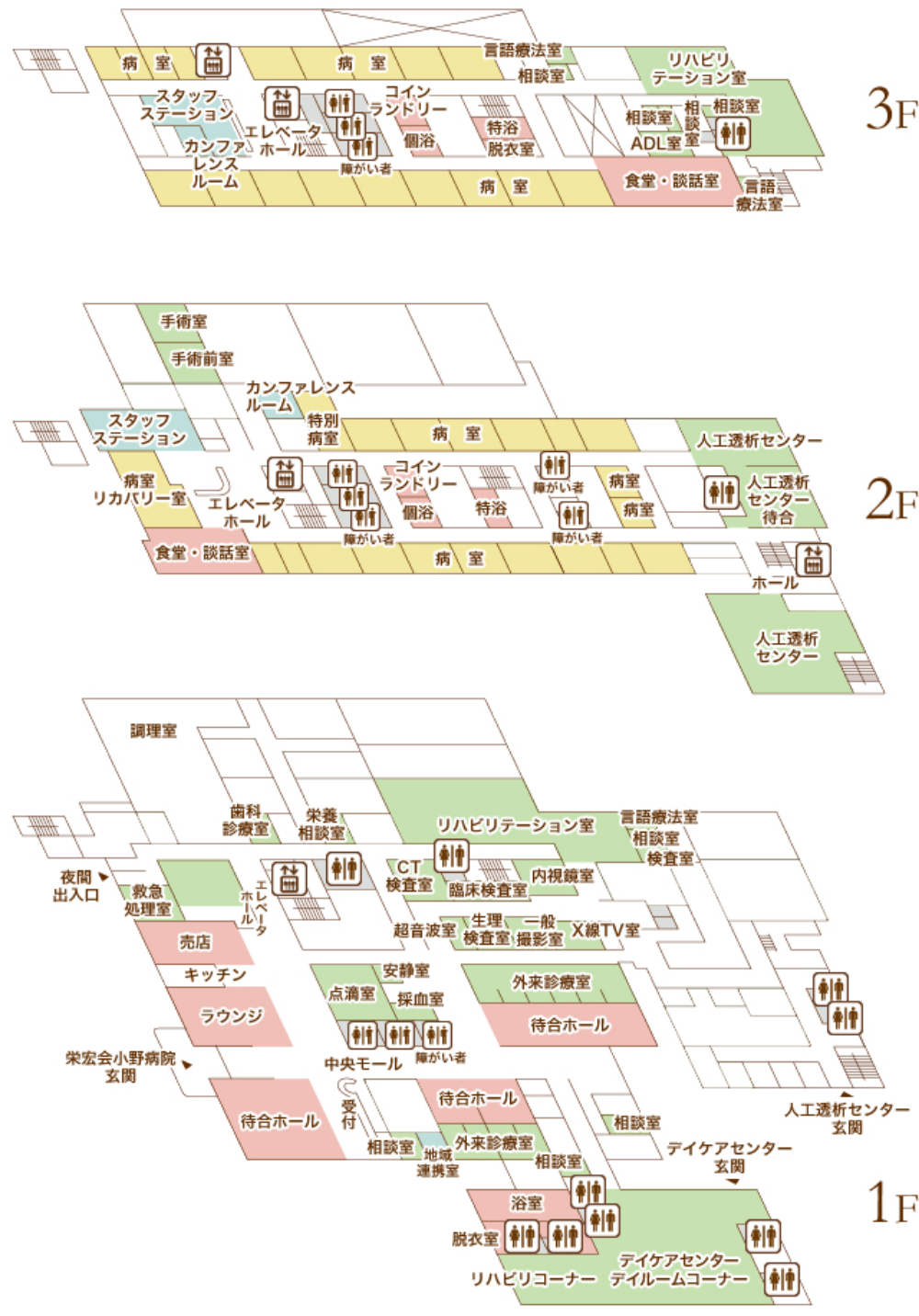 院内フロアマップ